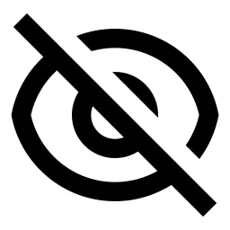 Eye Off Line Icon