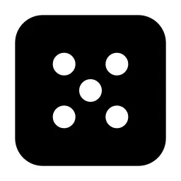 Dice 5 Icon