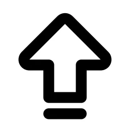 Arrow Big Up Line Line Icon