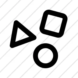 Playground Forms Shapes Geo Icon