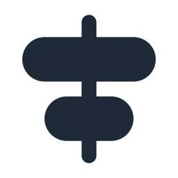 Align Horizontal Center Solid Icon