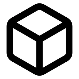 Cube Line Icon