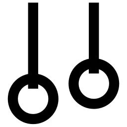 Gymnastics Rings Icon