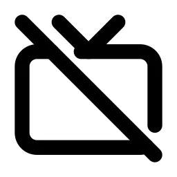 Device Tv Off Line Icon