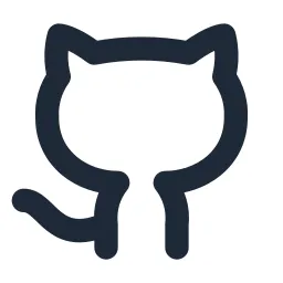 Brand Github Line Icon