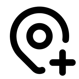Map Pin Plus Line Icon
