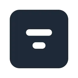 Align Center Box Solid Icon