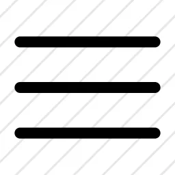 Bars Three Menu List Hamburger Icon