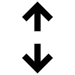 Expand Vertical Line Icon