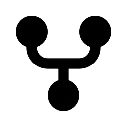 Git Fork Fill Icon
