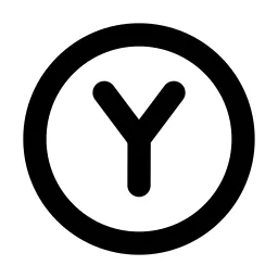 Xbox Y Line Icon