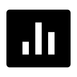 Bar Chart Box Fill Icon