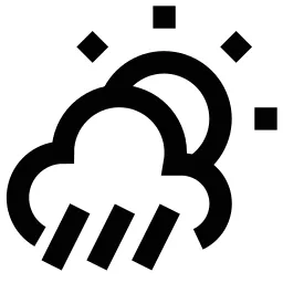 Strong Raining Day Icon