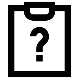 Question Clipboard Icon