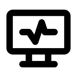 Heart Rate Monitor Line Icon
