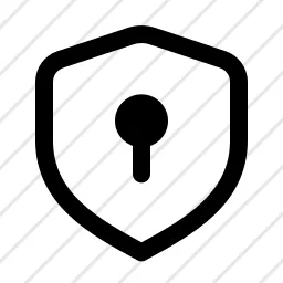 Shield Keyhole Icon