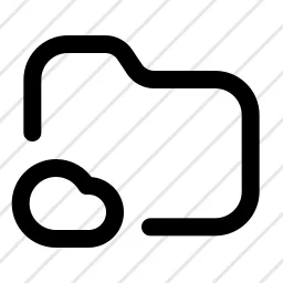 Folder Cloud Icon