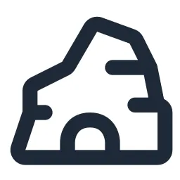 Cave Line Icon