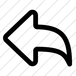 Arrow Share Left Back Last Reply Icon