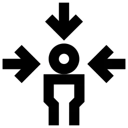 Person Receive Arrows Icon