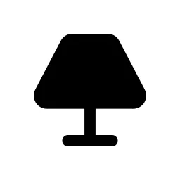 Desk Lamp Fill Icon