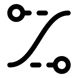 Ease Curve Control Points Icon