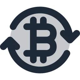 Bitcoin Exchange Duotone Icon