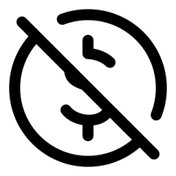 Coin Slash Icon