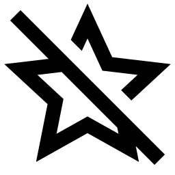 Star Off Line Icon