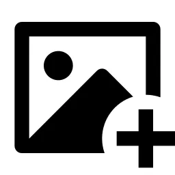 Image Add Fill Icon
