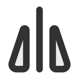Flip Vertical Duotone Icon