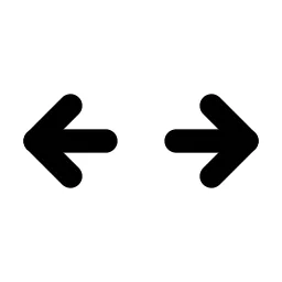 Arrows Move Horizontal Line Icon