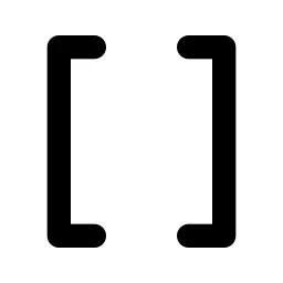 Brackets Line Icon
