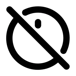 Clock Off Line Icon