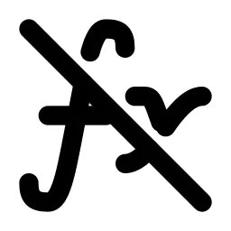 Math Function Off Line Icon