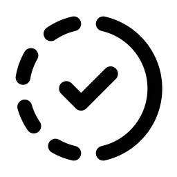 Progress Check Line Icon