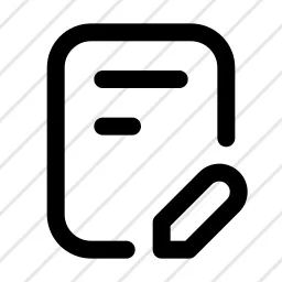 Page Edit Text Document File Icon