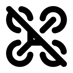 Drone Off Line Icon