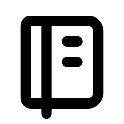 Notebook Line Icon