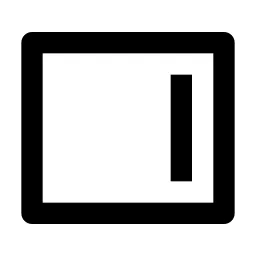 Layout Right 2 Line Icon