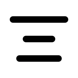 Align Center Line Icon