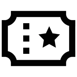 Star Ticket Coupon Icon