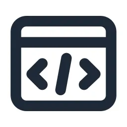 Browser Code Line Icon