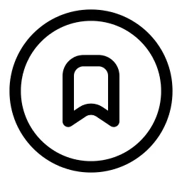 Bookmark Circle Icon