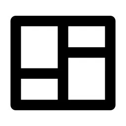Layout Masonry Line Icon