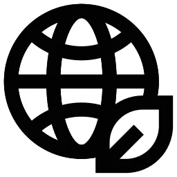 Leaf Globe Icon