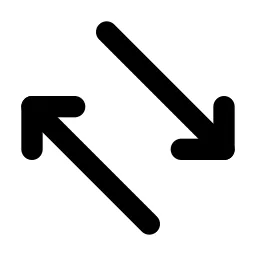 Arrows Double Nw Se Line Icon