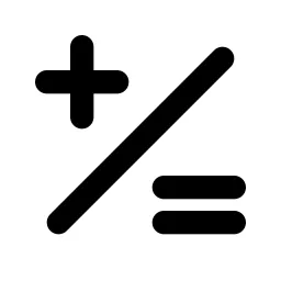 Plus Equal Line Icon