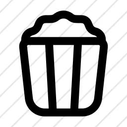 Popcorn Movies Series Icon