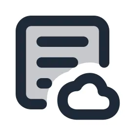 Textbox Cloud Duotone Icon